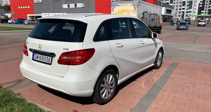 Mercedes-Benz Klasa B cena 34000 przebieg: 227000, rok produkcji 2014 z Wrocław małe 704